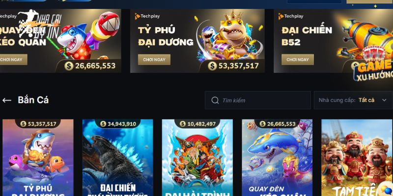 Kho game hấp dẫn, đa dạng lối chơi 